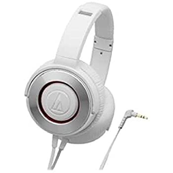 【中古】audio-technica SOLID BASS ヘッドホン 密閉型 ホワイト ATH-WS550 WH