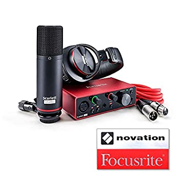 【中古】Focusrite フォーカスライト オーディオインターフェイス 2イン/2アウト Scarlett Solo Studio Pack (3rd Gen) ステッカー付きセット 【国内正規