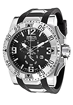 【中古】インヴィクタ インビクタ 腕時計 Invicta Men's 18202 Excursion Stainless Steel Watch With Black PU Band [並行輸入品]