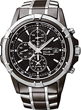 【中古】セイコー Seiko Men's SSC143 Stainless Steel Solar Watch with Link Bracelet 男性 メンズ 腕時計 【並行輸入品】