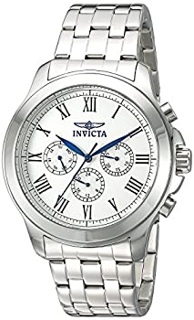 yÁzCBN^ Invicta Men's 21657 Specialty Analog Display Swiss Quartz Silver-Tone Watch [sAi]