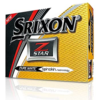 【中古】SRIXON(スリクソン) ゴルフボール Z-Star Z-Star (ゼットスター) ゴルフボール 3ピース構造 2017 年モデル (1ダース) 並...