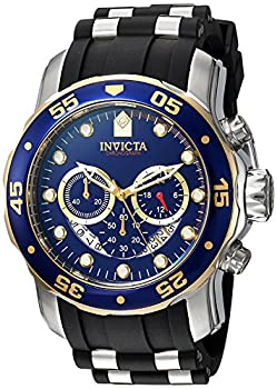 yÁzCBN^ Invicta Men's 'Pro Diver' Quartz Stainless Steel and Silicone Casual Watch Color:Black (Model: 22971) [sAi]