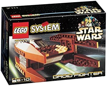 yÁzLEGO (S) Star Wars (X^[EH[Y) : Droid Fighter (7111) ubN  isAj