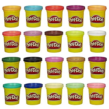 【中古】プレイドー Play-doh 小麦ねんどスーパーカラーパック20色セット [並行輸入品]