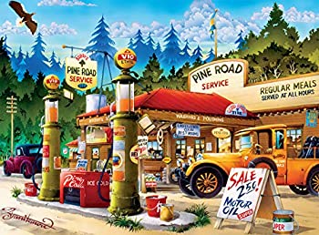 【中古】[バッファローゲーム]Buffalo Games Pine Road Service Jigsaw Puzzle 11525 [並行輸入品]