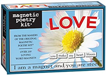 【中古】(非常に良い)[マグネティックポエトリー]Magnetic Poetry Love Kit Words for Refrigerator Write Poems and Letters on the Fridge Made in [並行輸入品]