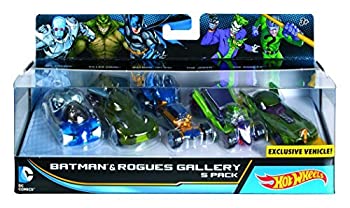 【中古】(未使用・未開封品)Hot Wheels DC Comics Batman and Rogues Gallery Vehicle (5 Pack) [並行輸入品]