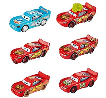 【中古】(未使用・未開封品)カーズ 2017 マテル 1:55 ダイキャスト ミニカー パズルボックス ＃5/6 ブリンブリン・ライトニング・マックイーン / MATTEL CARS BLING BLING L