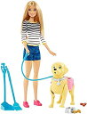 【中古】(未使用・未開封品)バービー人形Barbie Girls Walk and Potty Pup with Blonde Doll [並行輸入品]