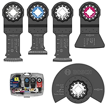 【中古】BOSCH マルチツール 替刃 5枚セット ケース付 カットソー ブレード スターロックシステム対応 ..