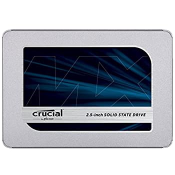 【中古】Crucial クルーシャル SSD 500GB MX500 SATA3 内蔵2.5インチ 7mm CT500MX500SSD1 7mmから9.5mmへの変換スペーサー付【5年保証】 [並行輸入品](2)