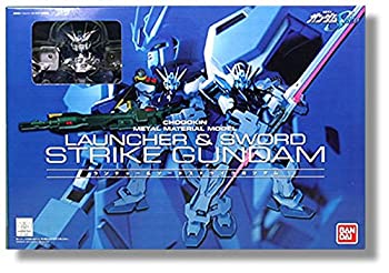 【中古】CHOGOKIN METAL METERIAL MODEL 可動戦士 ランチャーストライク ソードストライクガンダム