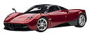 【中古】AUTOart 1/12 パガーニ ウアイラ メタリック・レッド 完成品
