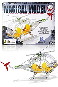 【中古】3 Bees & Me STEM Helicopter Building Toy Kit - Educational Construction Model Kit for Boys and Girls Age 8 9 10 11 Years Old - Kids Age
