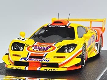 【中古】(非常に良い)EBBRO/HPI 1/43 McLaren F1 GTR 2001 JGTC No21 YELLOW CORN N.Hattori Y.Hitotsuyama 完成品