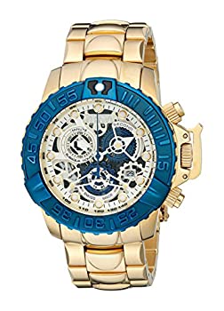 【中古】watch Invicta Men's 18237 Subaqua Quartz Multifunction Black, Silver, Gold Dial Watch