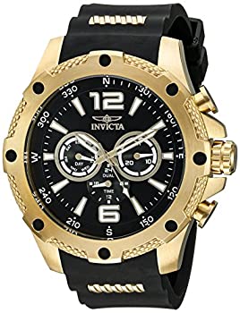 yÁzInvicta Men's 19658 I-Force Analog Display Swiss Quartz Black Watch