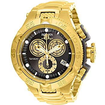 yÁzInvicta Men's 27676 Subaqua Quartz Chronograph Gold Gunmetal Dial Watch