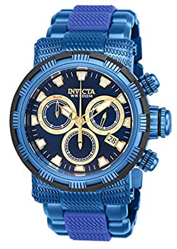 yÁzInvicta Men's 27745 Specialty Quartz 3 Hand Blue Dial Watch