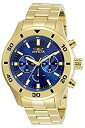 【中古】Invicta Men's 28892 Specialty Quartz Chronograph Blue Dial Watch