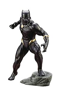 【中古】(未使用・未開封品)Kotobukiya マーベル・ユニバースブラックパンサーARTFX + フィギュア