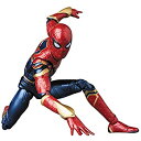 【中古】(非常に良い)MAFEX マフェックス No.081 アヴェンジャーインフィニティーウォー アイアンスパイダー 全高約145mm 塗装済み 可動フィギュア