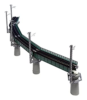 【中古】KATO Nゲージ カーブ鉄橋セットR448-60° 緑 20-823 鉄道模型用品