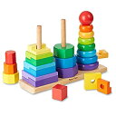 【中古】(未使用・未開封品)Melissa & Doug: Geometrische STACKER (import)