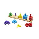 【中古】(未使用・未開封品)Melissa&Doug(メリッサ&ダグ)スタック&ソートボード2才~[MD0379]