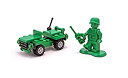 【中古】LEGO レゴ/ トイストーリー3 グリーンアーミーメン 緑の兵隊 軍曹 と ジープ付！ 30071