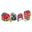 yÁzMelissa & Doug Nesting Sorting Barns and Animals by Melissa & Doug [Toy] [sAi]