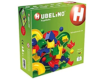 【中古】(未使用 未開封品)Hube Lino GmbH 420473 55 Piece Elements Set Marble Run