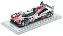 【中古】(非常に良い)KID BOX × Spark 1/43 トヨタ TS050 8 ウィナー スパ フランコルシャン 2018 セバスチャン ブエミ/中嶋一貴/フェルナンド アロンソ 完成品