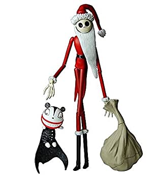 【中古】(非常に良い)Nightmare Before Christmas Santa Jack Skellington Figure by JUN PLANNING [並行輸入品]