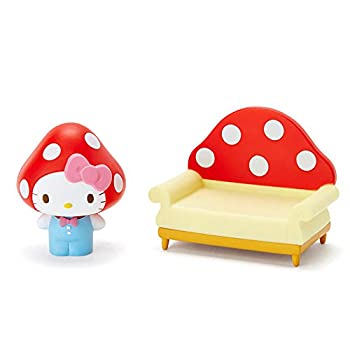 【中古】ハローキティ マスコットセット(きのこ)