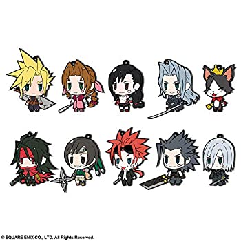 【中古】ファイナルファンタジー トレーディングラバーストラップ FF VII EDITION BOX商品 1BOX=10個入、全10種類