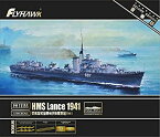 【中古】(非常に良い)フライホークモデル 1/700 イギリス海軍 HMS L級驅逐艦 ランス 1941 限定版 プラモデル
