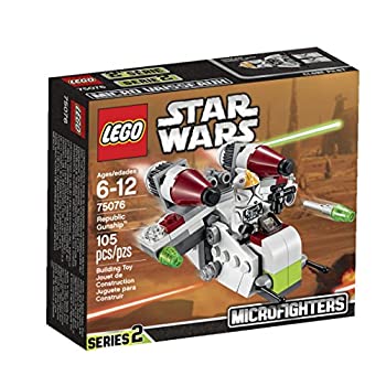 【中古】(未使用 未開封品)レゴ (LEGO) スター ウォーズ マイクロファイター リパブリック ガンシップ 75076