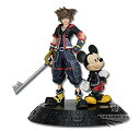 【中古】一番くじ KINGDOM HEARTS A賞 ソラ＆ミッキースタチュー フィギュア