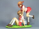 【中古】小牧姉妹　愛佳＆郁乃 [To HEART2] コトブキヤ ゲーマガオリジナルVer (1/8スケールPVC塗装済み完成品)