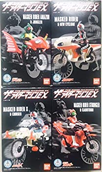 【中古】(未使用 未開封品)食玩 ザ ライダーマシンEX 全4種セット バンダイ