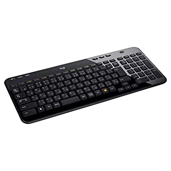 【中古】ロジクール ワイヤレスキーボード K360r キーボード ワイヤレス 静音 無線 薄型 小型 テンキー付 Unifying 国内正規品