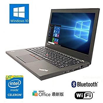 【中古】【新品SSD搭載】【Win 10搭載】LENOVO ThinkPad X240 ★Celeron 2980U 1.6GHz／4GBメモリ／SSD 128GB／12.5インチ／WiFi Bluetooth【最新版Offic