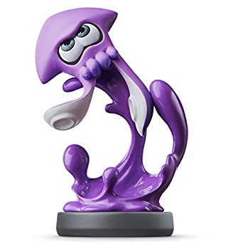 【中古】(未使用・未開封品)amiibo イカ【ネオンパープル】 (スプラトゥーンシリーズ)