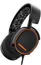 【中古】(非常に良い)【国内正規品】密閉型 ゲーミングヘッドセット SteelSeries Arctis 5 Black 61443