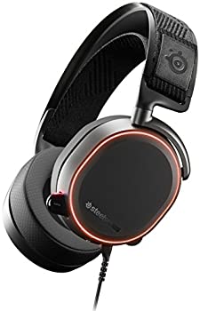 【中古】(非常に良い)【国内正規品】密閉型 ゲーミングヘッドセット SteelSeries Arctis Pro 61486 ハイレゾ基準対応 DTS サラウンドサウンド ノイズキャンセリングマ