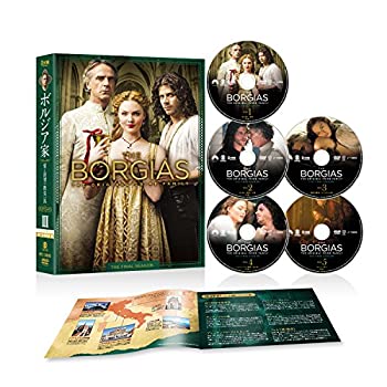 【中古】ボルジア家 愛と欲望の教皇一族 ファイナル・シーズン(5枚組) [DVD]【メーカー名】パラマウント ホーム エンタテインメント ジャパン【メーカー型番】【ブランド名】Paramount【商品説明】ボルジア家 愛と欲望の教皇一族 ファイナル・シーズン(5枚組) [DVD]当店では初期不良に限り、商品到着から7日間は返品を 受付けております。他モールとの併売品の為、完売の際はご連絡致しますのでご了承ください。中古品の商品タイトルに「限定」「初回」「保証」などの表記がありましても、特典・付属品・保証等は付いておりません。品名に【import】【輸入】【北米】【海外】等の国内商品でないと把握できる表記商品について国内のDVDプレイヤー、ゲーム機で稼働しない場合がございます。予めご了承の上、購入ください。掲載と付属品が異なる場合は確認のご連絡をさせていただきます。ご注文からお届けまで1、ご注文⇒ご注文は24時間受け付けております。2、注文確認⇒ご注文後、当店から注文確認メールを送信します。3、お届けまで3〜10営業日程度とお考えください。4、入金確認⇒前払い決済をご選択の場合、ご入金確認後、配送手配を致します。5、出荷⇒配送準備が整い次第、出荷致します。配送業者、追跡番号等の詳細をメール送信致します。6、到着⇒出荷後、1〜3日後に商品が到着します。　※離島、北海道、九州、沖縄は遅れる場合がございます。予めご了承下さい。お電話でのお問合せは少人数で運営の為受け付けておりませんので、メールにてお問合せお願い致します。営業時間　月〜金　11:00〜17:00お客様都合によるご注文後のキャンセル・返品はお受けしておりませんのでご了承ください。