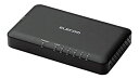 【中古】エレコム スイッチングハブ ギガビット 5ポート AC電源 小型 EHC-G05PA-SB ブラック