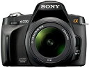 【中古】(非常に良い)ソニー SONY デジタル一眼レフカメラ α230 ズームレンズキット ブラック DSLRA230L